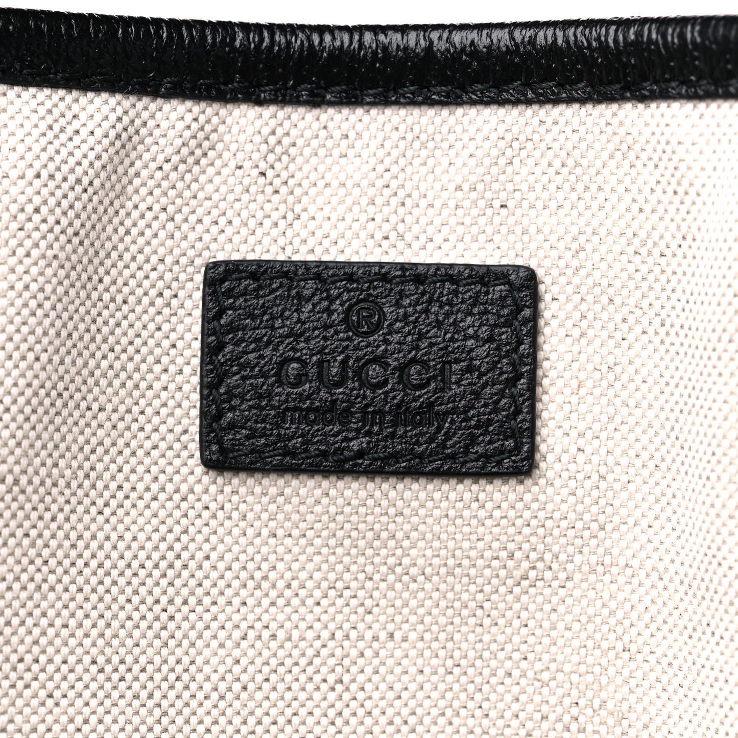Textured Dollar Calfskin Large Ophidia Tote Black