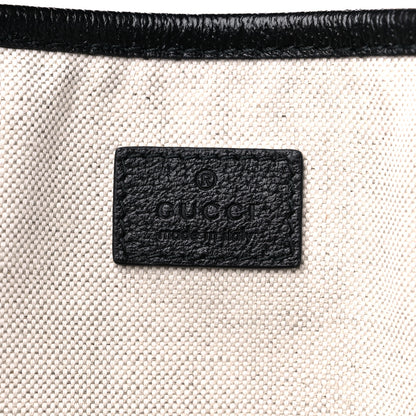 Gucci Textured Dollar Calfskin Large Ophidia Tote Black 6 of 9