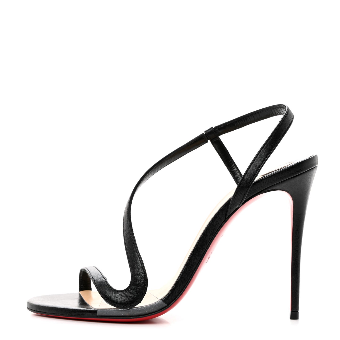 Nappa Rosalie 100 Sandals 37.5 Black
