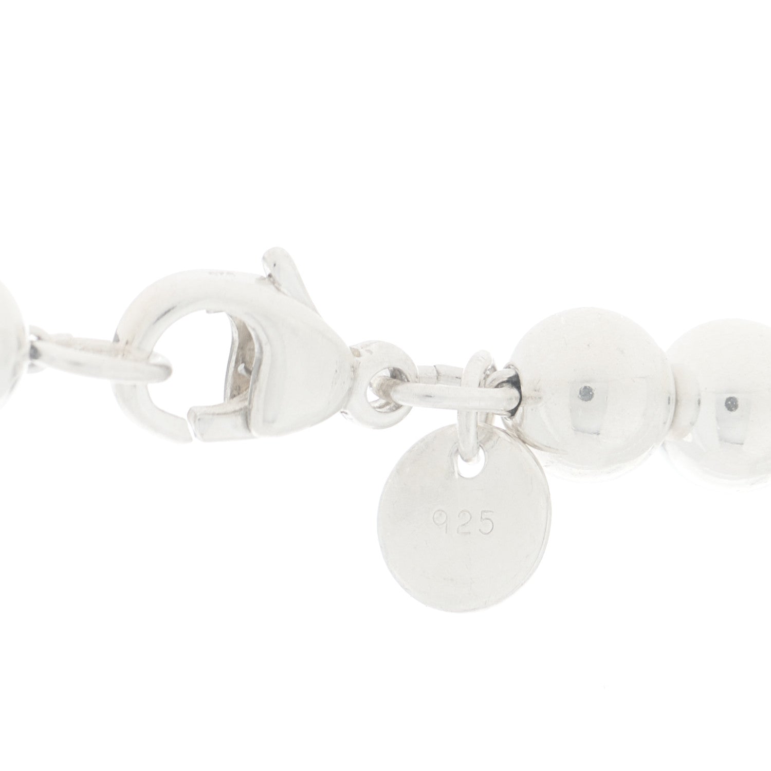 Tiffany Sterling Silver HardWear Graduated Ball Necklace 3 of 4