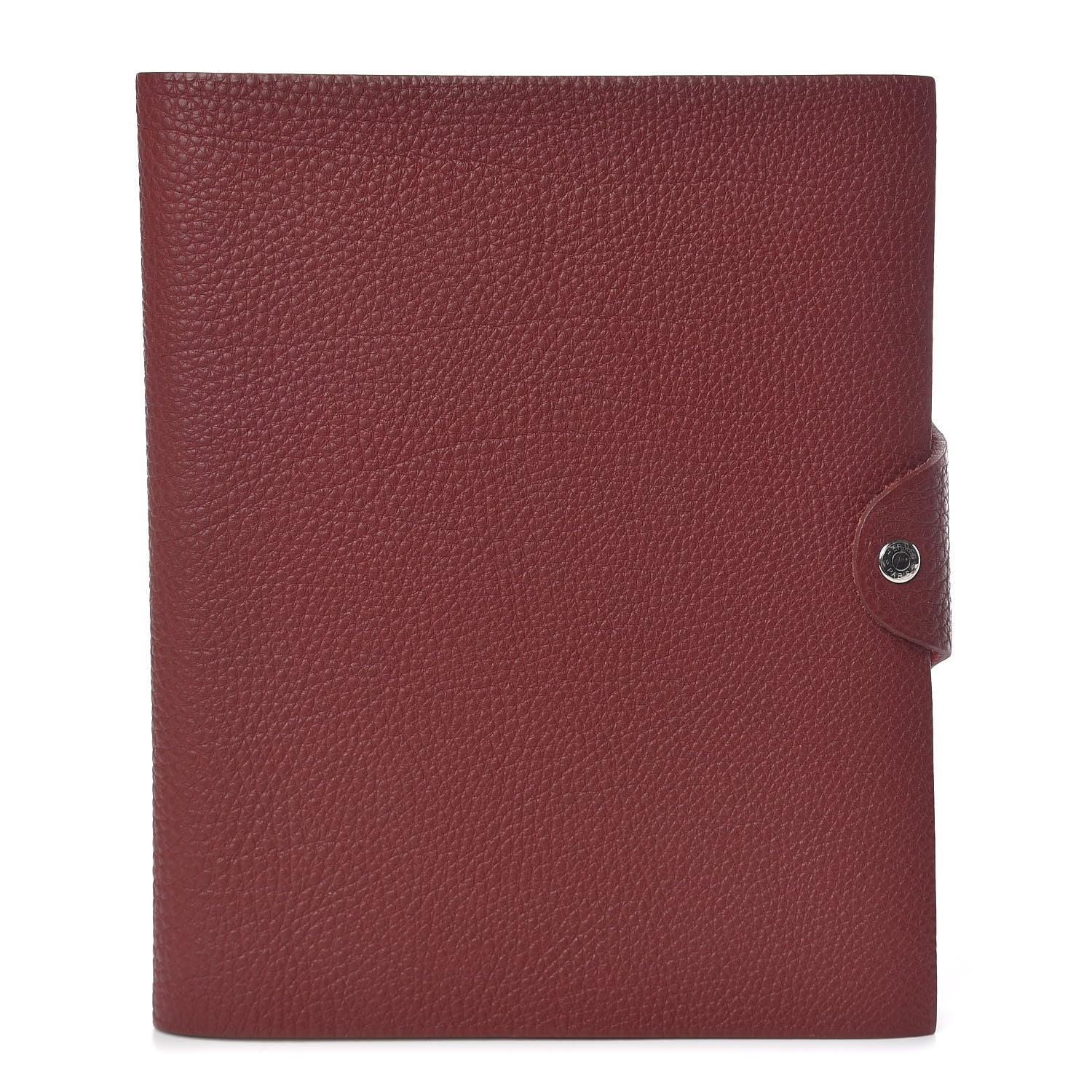 Hermes Togo Ulysse MM Notebook Cover Rouge H 1 of 8