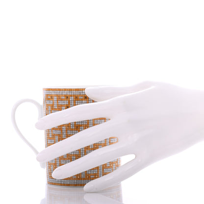Hermes Porcelain Mosaique au 24 Mug Gold 2 of 7
