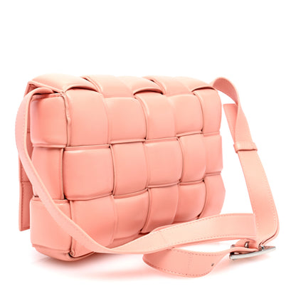 Bottega Veneta Nappa Maxi Intreccio Padded Cassette Crossbody Bag Peachy 3 of 9