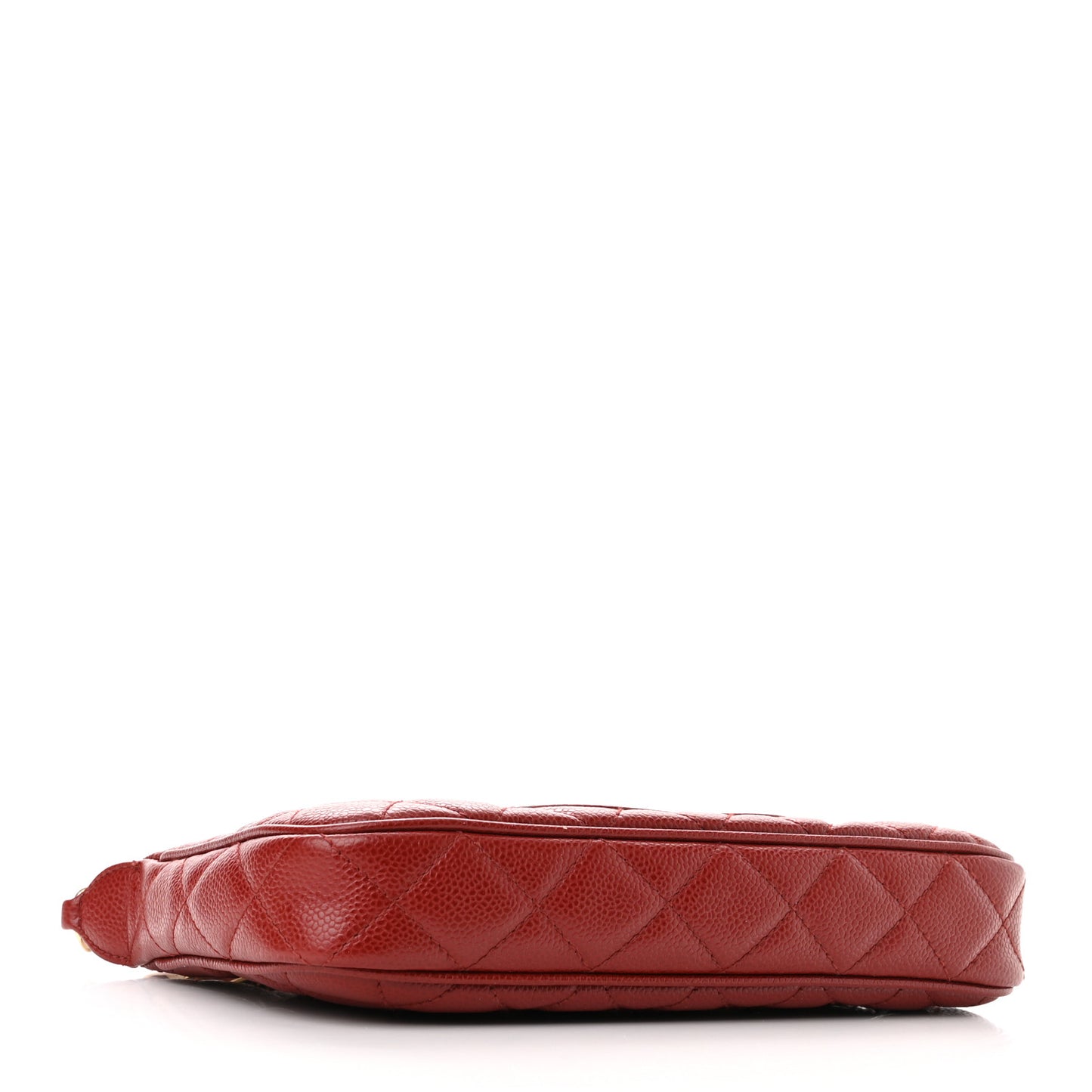 Caviar Quilted Timeless CC Shoulder Bag Red