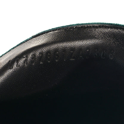 Hermes Velvet Mens Paris Loafers 43.5 Vert Fonce 8 of 9