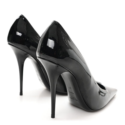 Saint Laurent Patent Instinct Pumps 37 Black 5 of 10