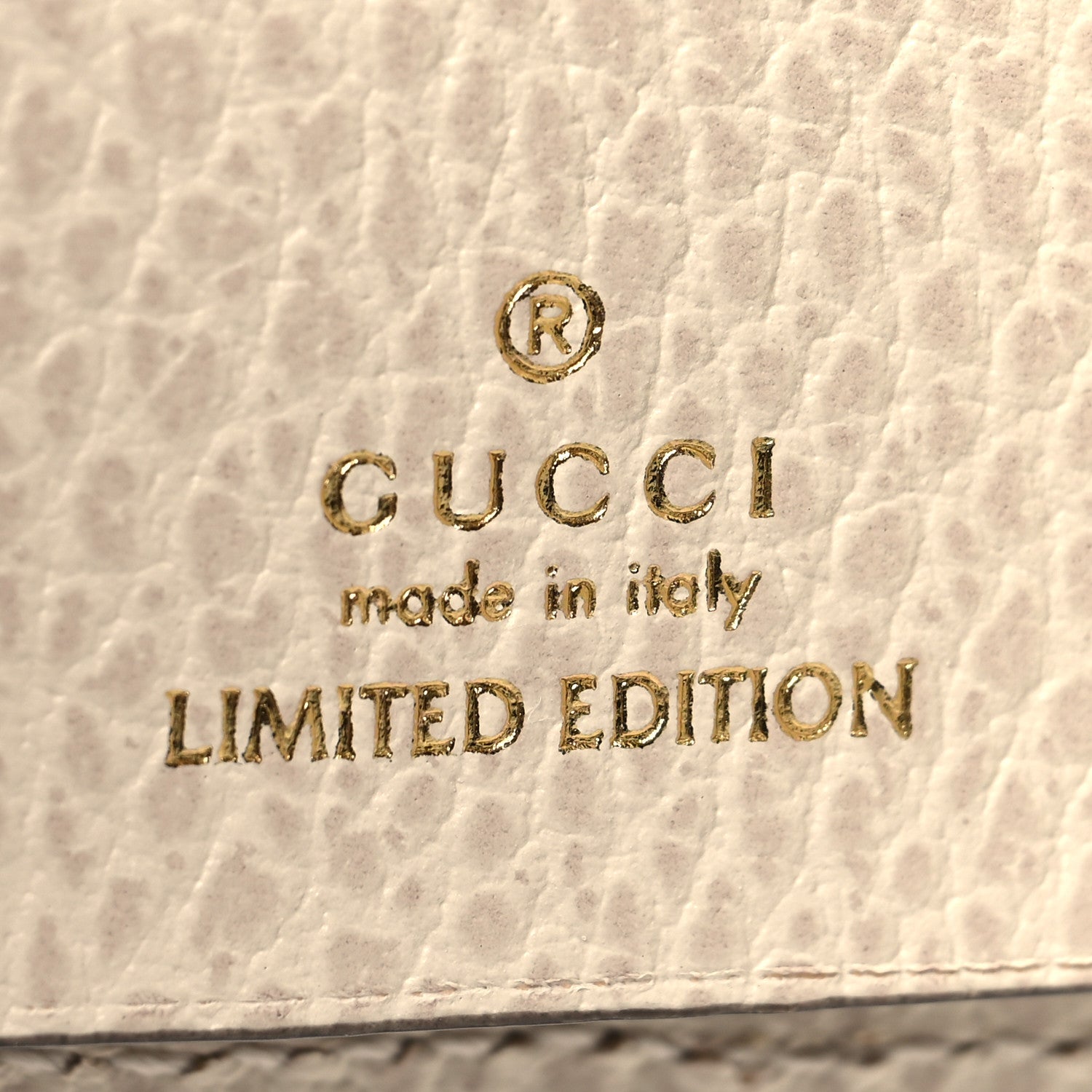 Gucci Dollar Calfskin GG Supreme Monogram GG Marmont 6 Key Holder Case Mystic White Beige 6 of 8