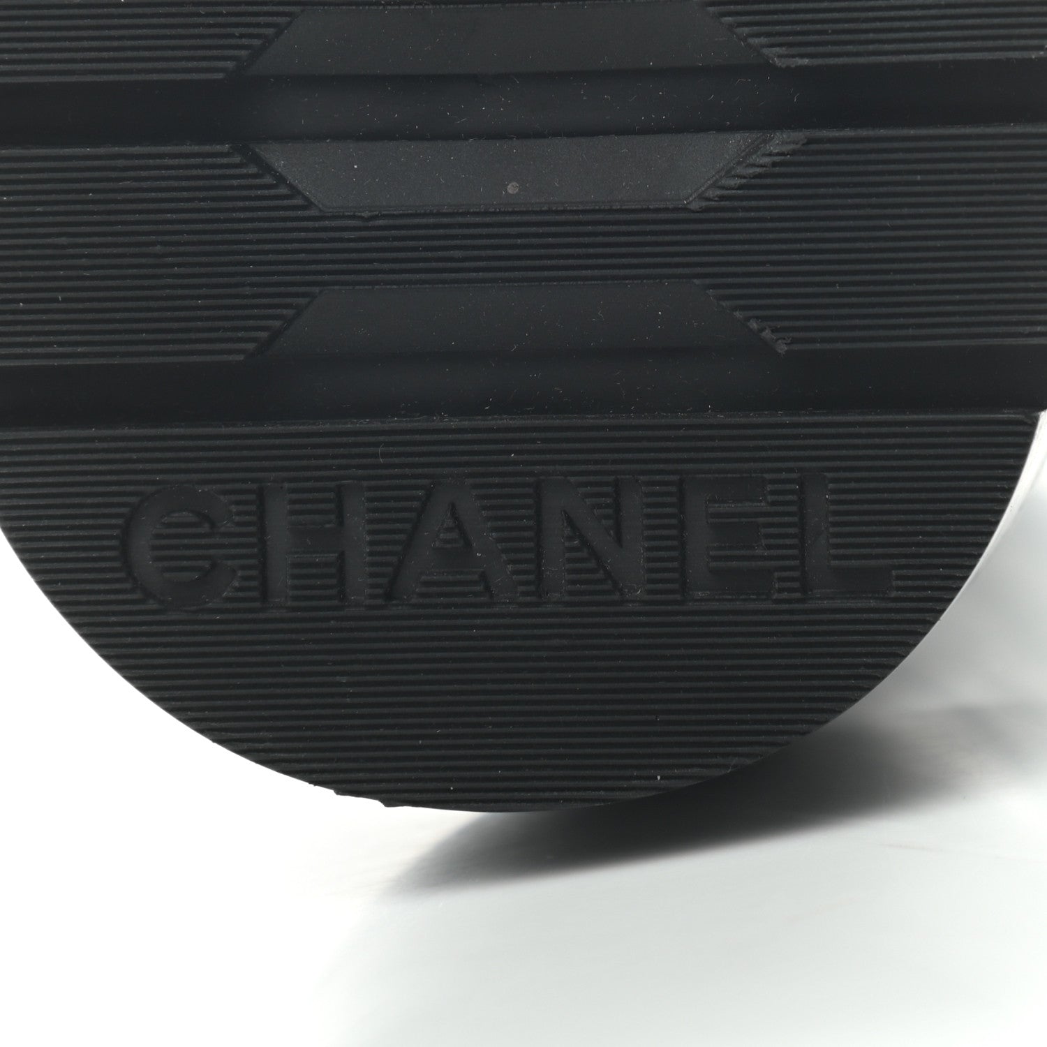 Chanel Lambskin Calfskin Quilted Lace Up Combat Boots 35 Black 6 of 7