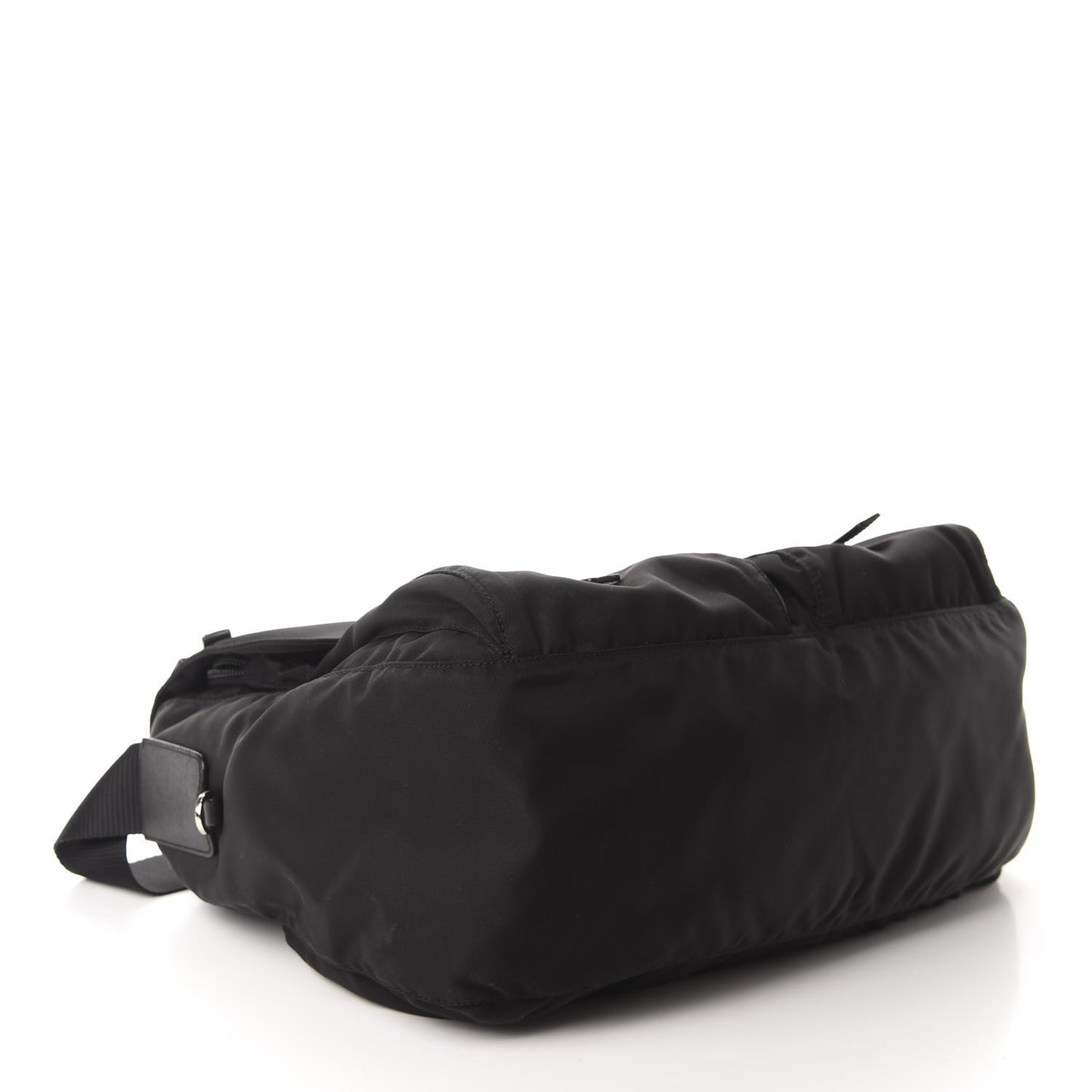 Tessuto Nylon Vela Messenger Bag Black