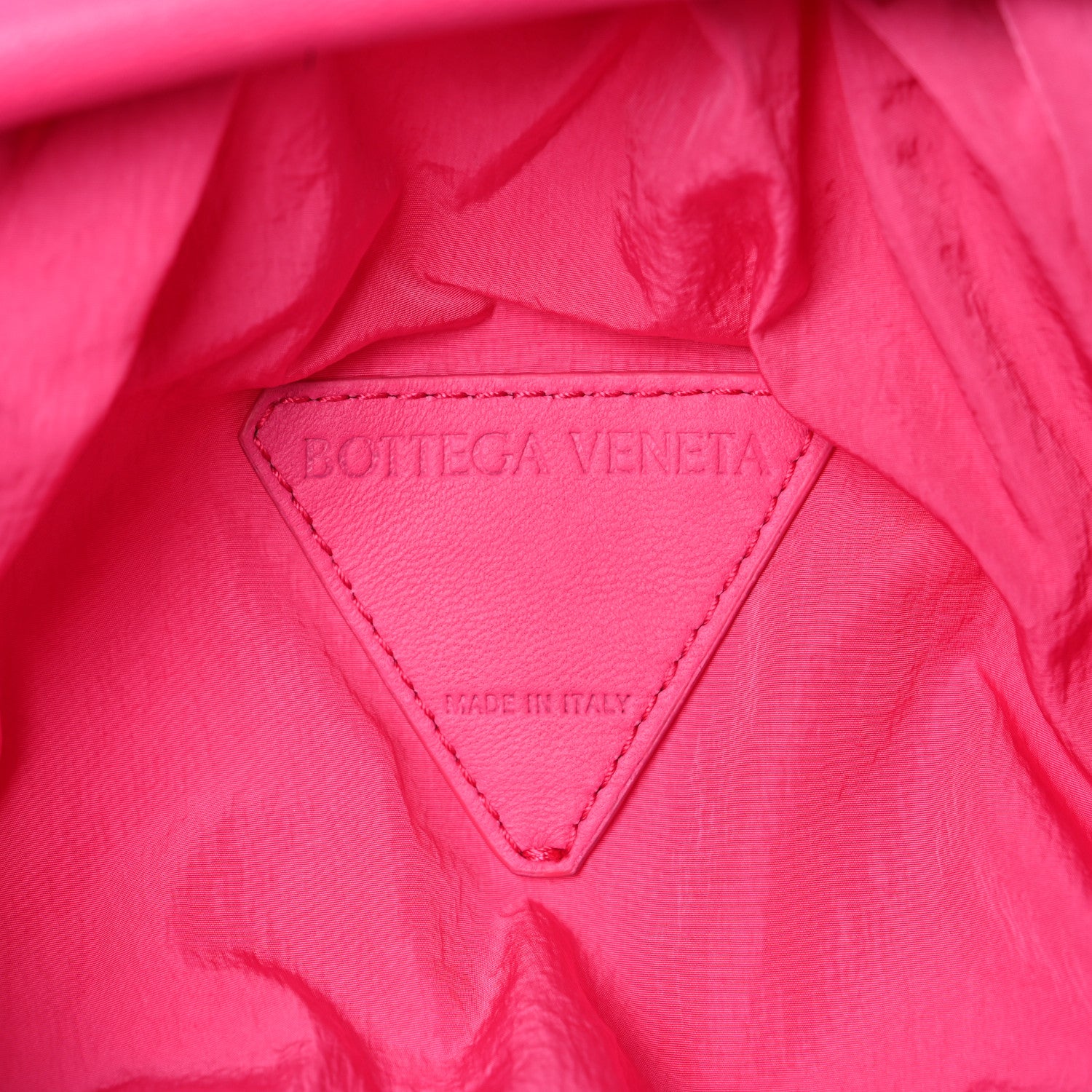 Bottega Veneta Sponge Fabric The Pouch Clutch Bonbon 6 of 9