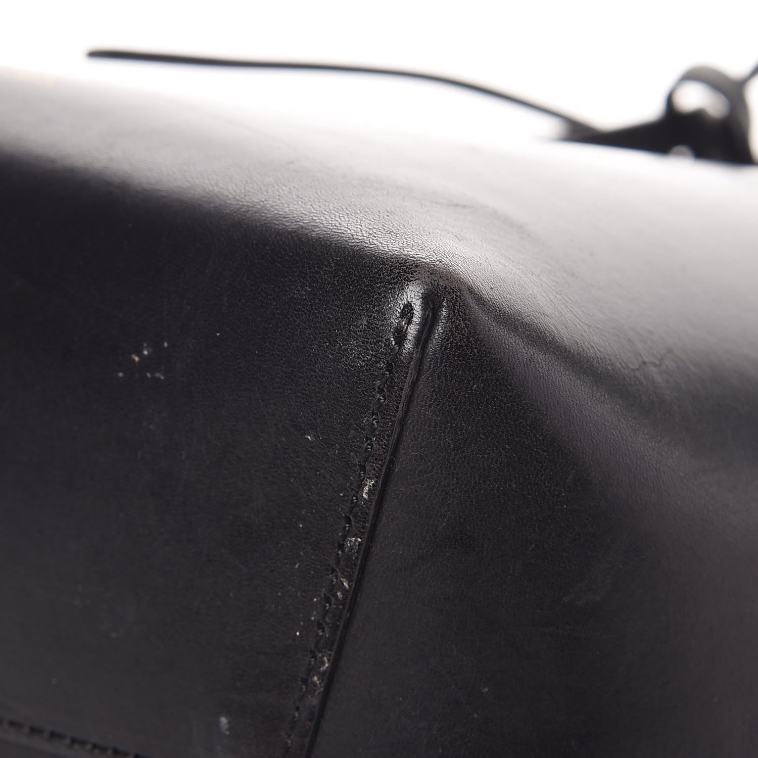 Mansur Gavriel Calfskin Mini Bucket Bag Black Argento 13 of 20