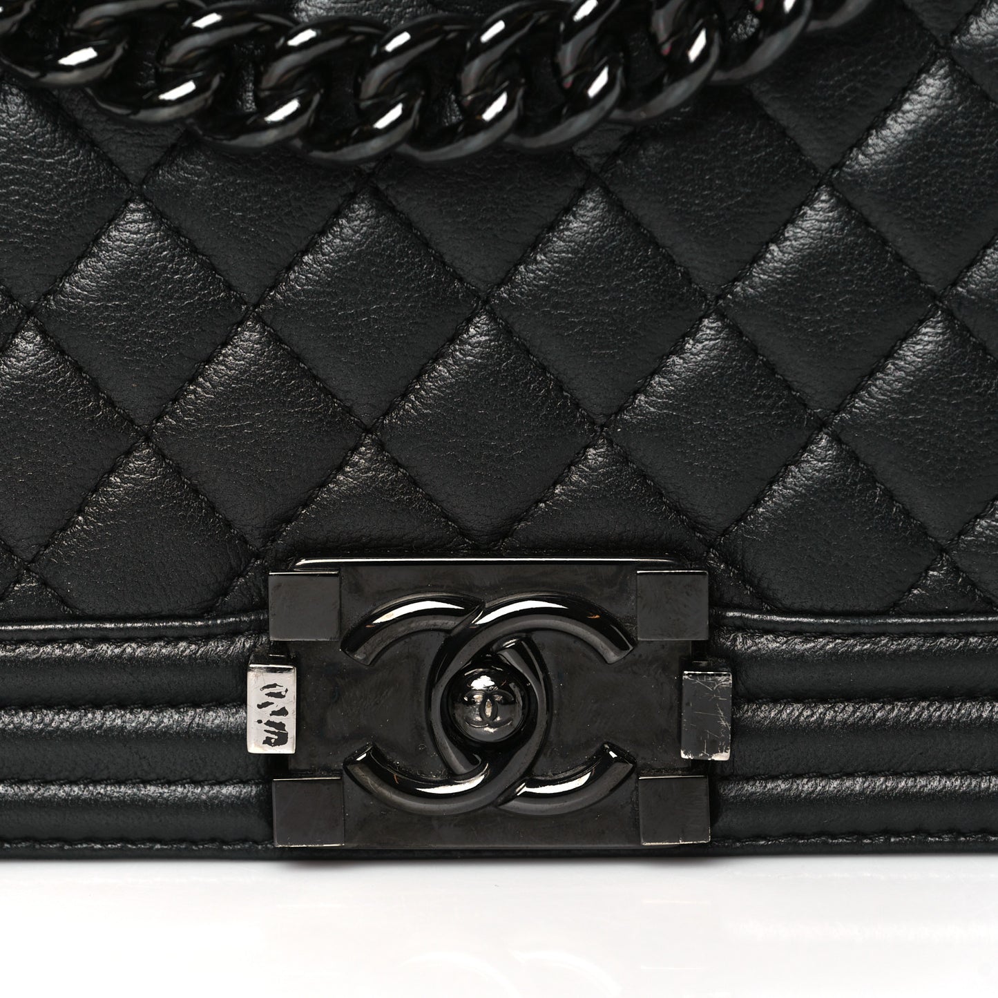 Caviar Quilted New Medium Boy Flap So Black