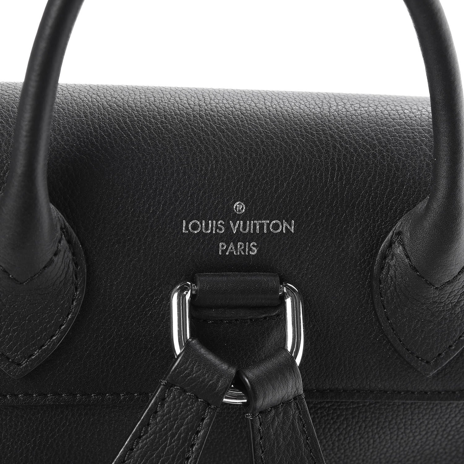 Louis Vuitton Calfskin Lockme Backpack Black 8 of 13