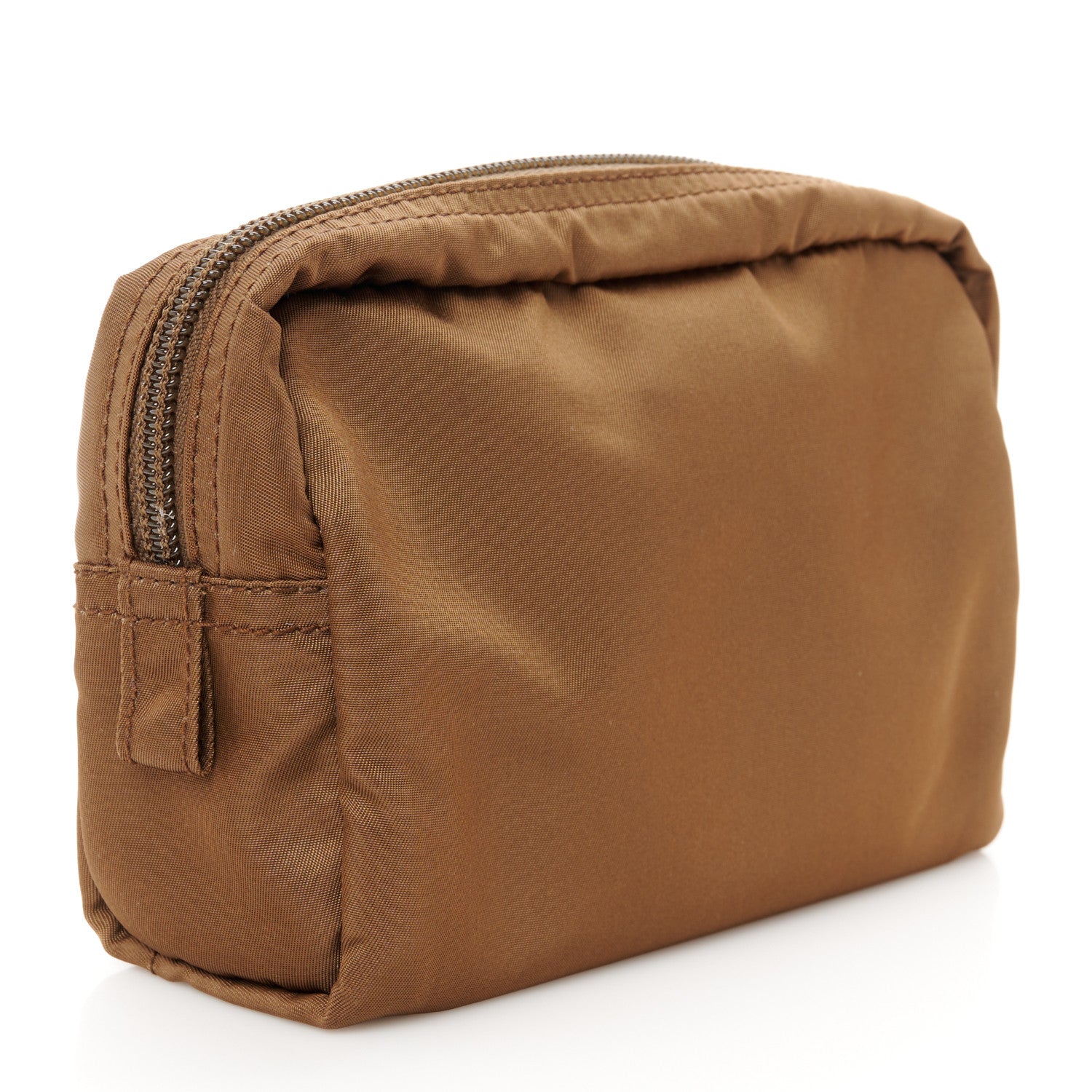 Prada Tessuto Nylon Cosmetic Pouch Cacao 3 of 8