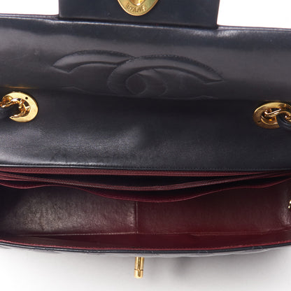 Chanel Lambskin Quilted XL Jumbo Single Flap Black 5 of 10