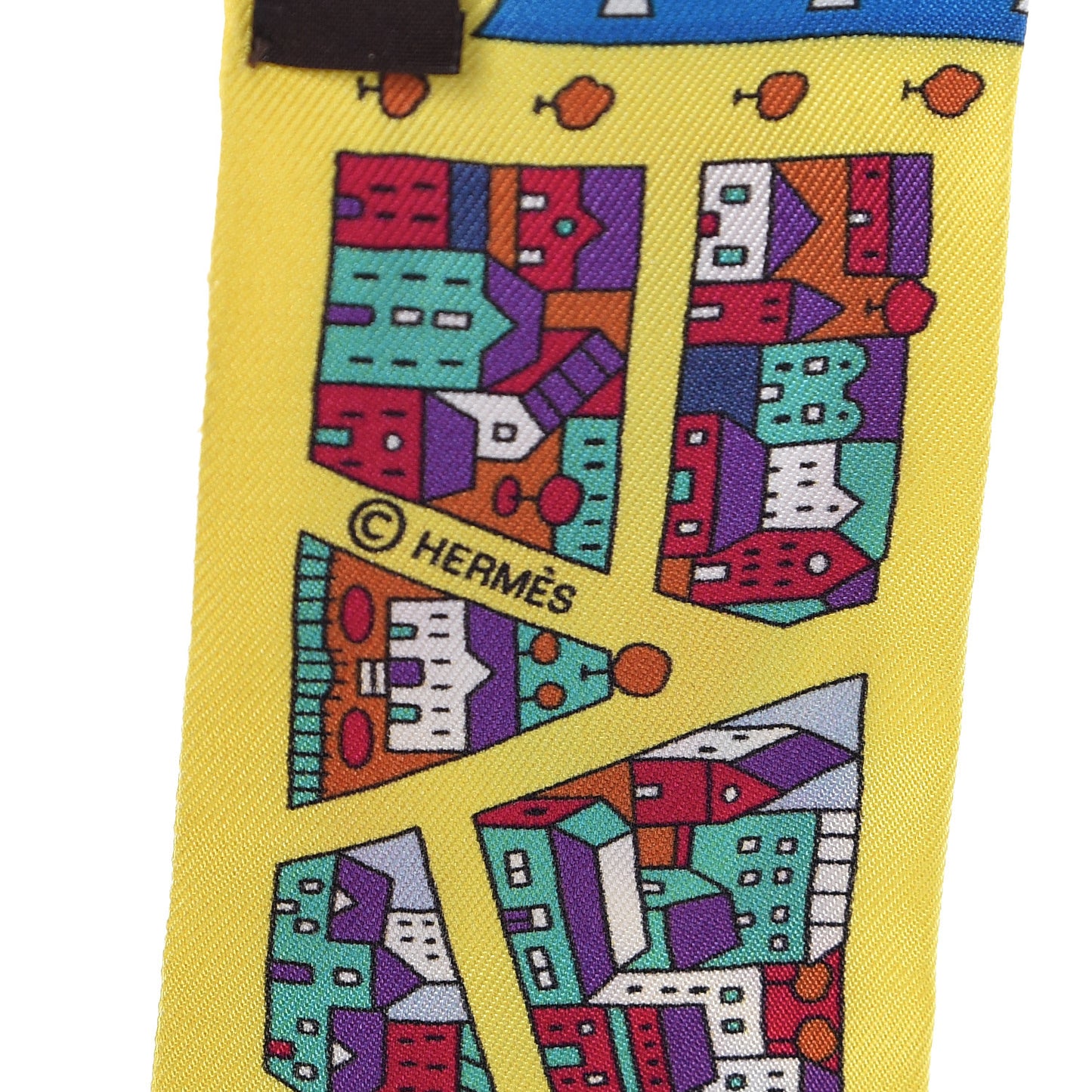 Silk Rive Droite Rive Gauche Twilly Jaune Vert Rouge