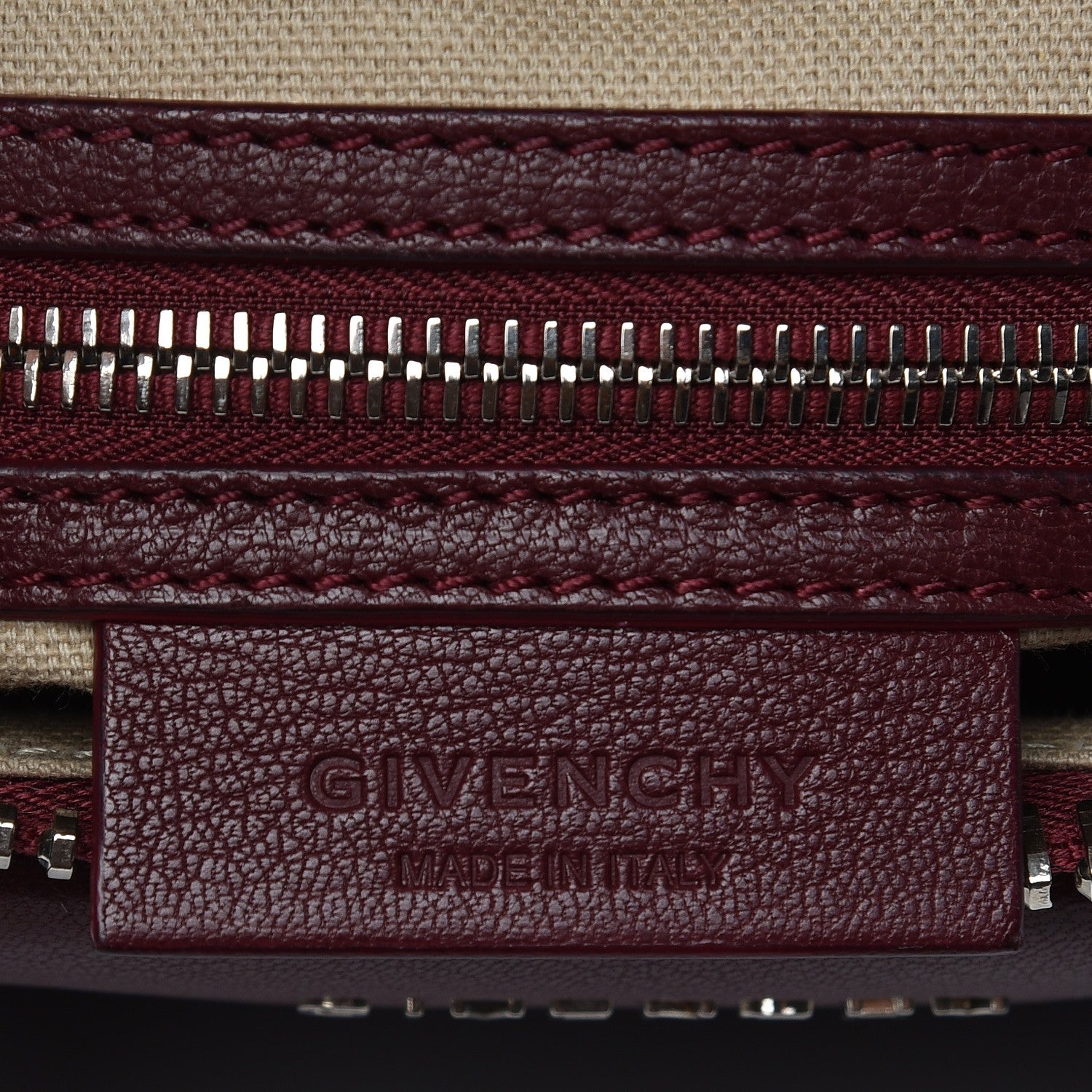 Givenchy Sugar Goatskin Small Antigona Oxblood 7 of 11