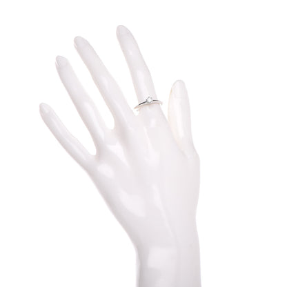 Tiffany Platinum Diamond .29ct Solitaire Engagement Ring 52 6 2 of 8