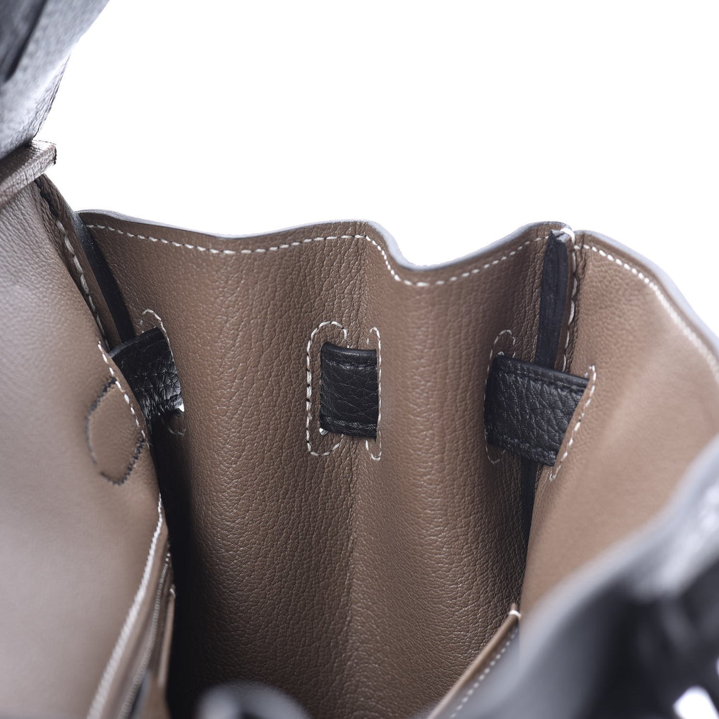 Togo Horseshoe Birkin 30 Black Etoupe