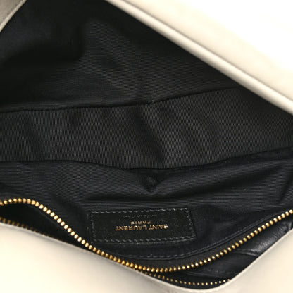 Saint Laurent Plunged Lambskin Calypso Blanc Vintage 5 of 10