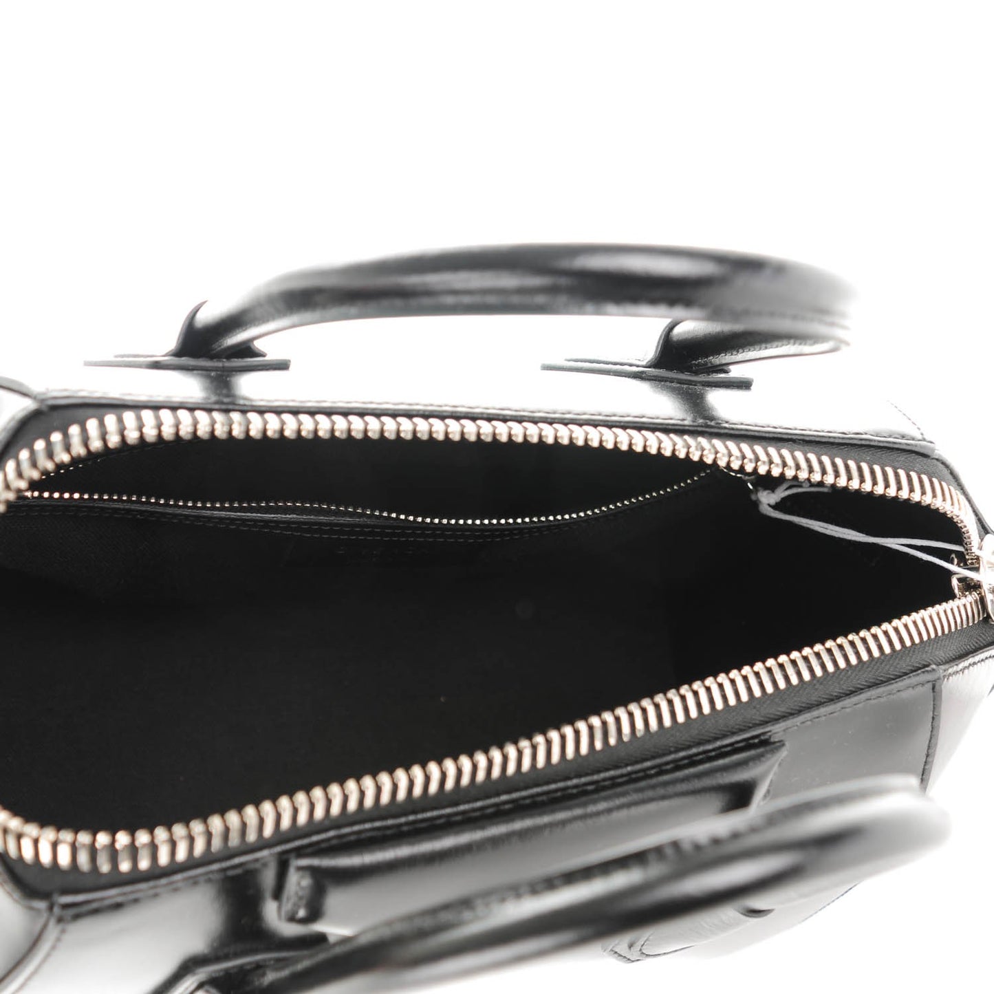 Shiny Lord Calfskin Small Antigona Black