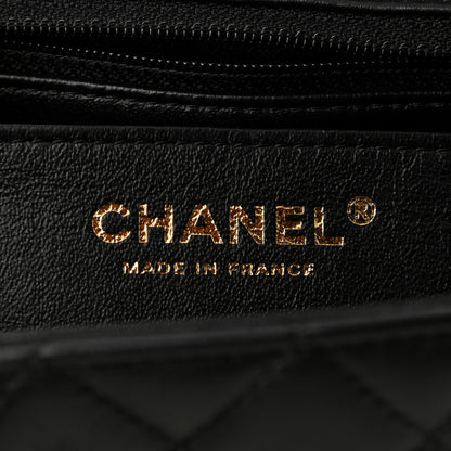 Chanel Lambskin Quilted Mini Rectangular Flap Black 6 of 10