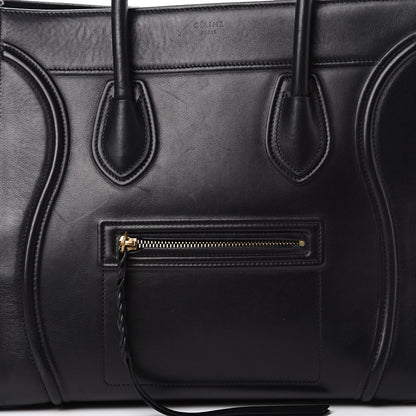 Celine Natural Calfskin Medium Phantom Luggage Black 8 of 15