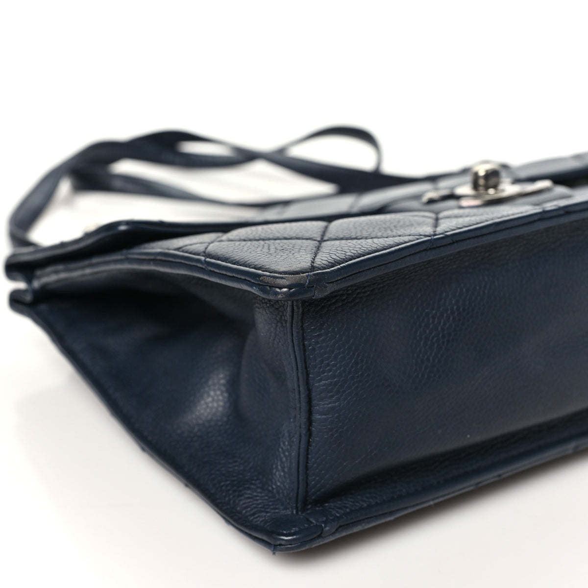 Chanel Caviar Quilted Large Retro Class Flap  Navy 9 of 10