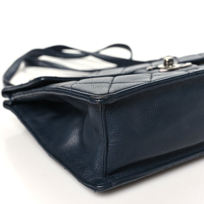 Chanel Caviar Quilted Large Retro Class Flap  Navy 9 of 10