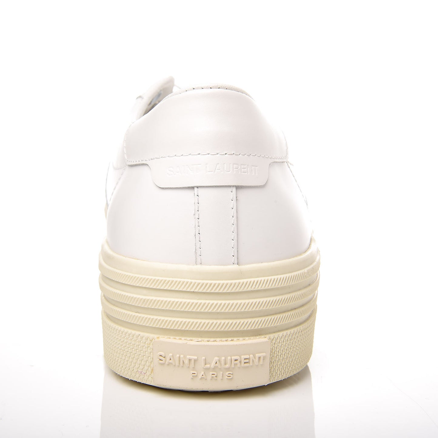 Calfskin Court Sneakers 37 White