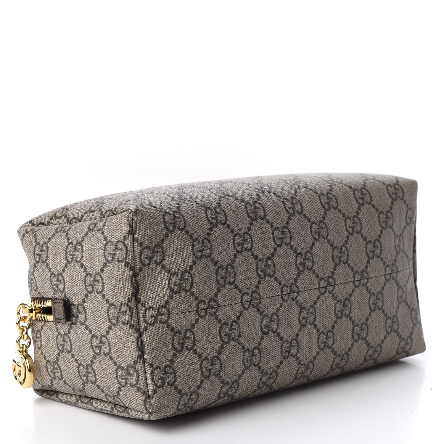 Gucci Soft GG Supreme Monogram Calfskin Large Ophidia Cosmetic Case Beige Ebony New Acero 4 of 7