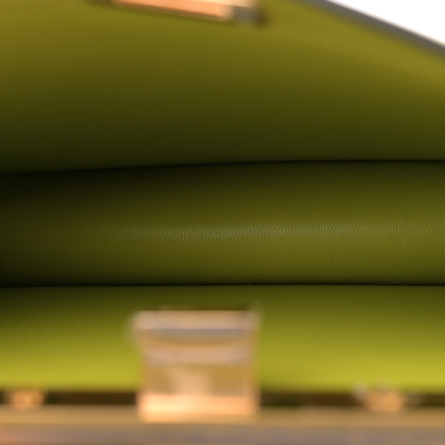 Fendi Shiny Nappa Petite Peekaboo I SEE U Satchel Wasabi 5 of 11