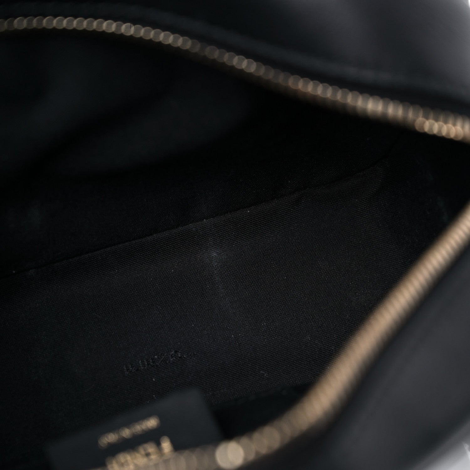Fendi Vitello Century F is Fendi Bi-Color FF 1974 Embossed Camera Case Maya Black 12 of 12