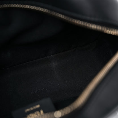 Fendi Vitello Century F is Fendi Bi-Color FF 1974 Embossed Camera Case Maya Black 12 of 12
