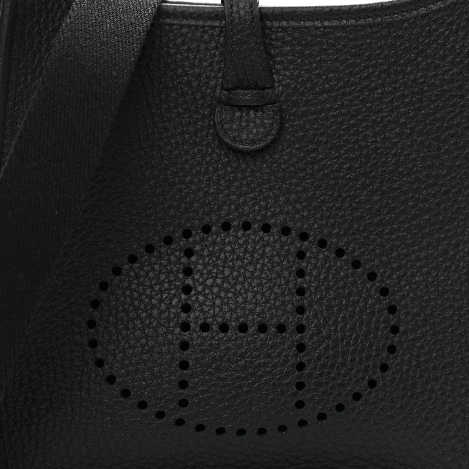Hermes Taurillon Clemence Evelyne TPM Black 8 of 10