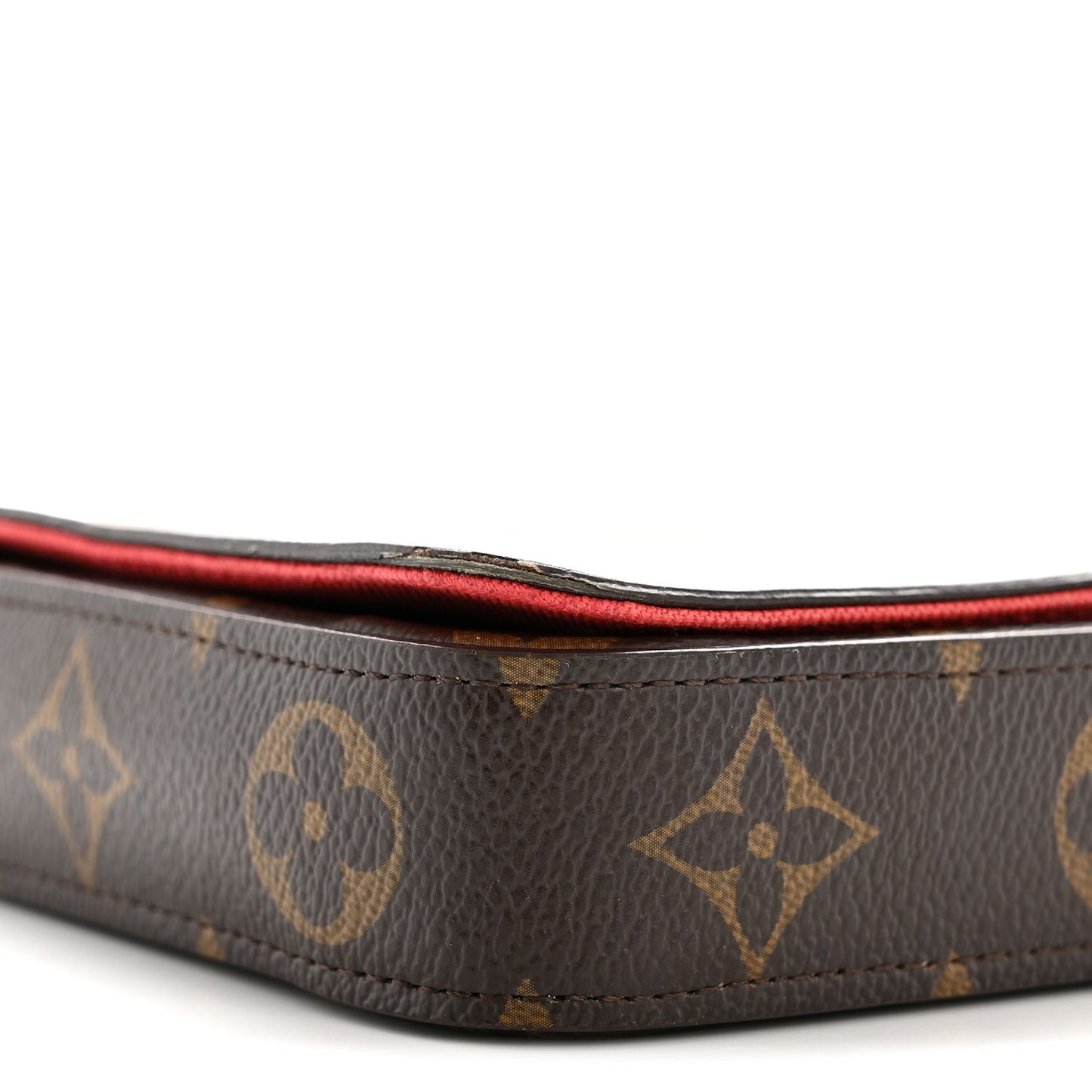 Monogram 2022 Christmas Animation China Chengdu Pochette Felicie Chain Wallet Red