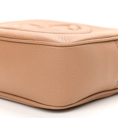 Gucci Pebbled Calfskin Small Soho Disco Bag Camelia 10 of 11