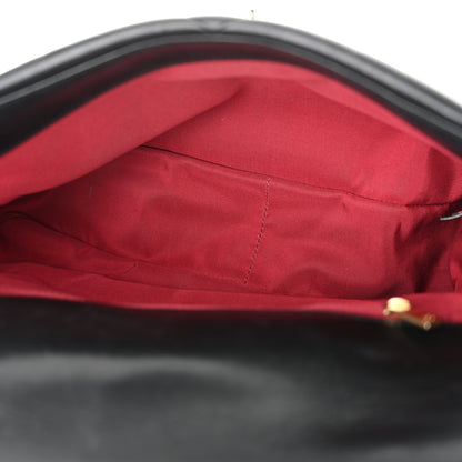 Chanel Shiny Goatskin Quilted Large Chanel 19 Flap Black 5 of 10
