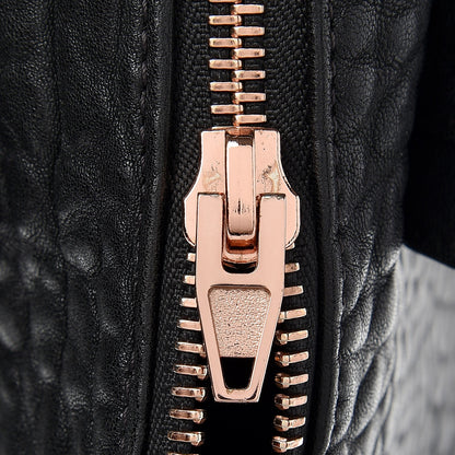 Alexander Wang Pebbled Lambskin Rocco Black Rose Gold Hardware 9 of 12