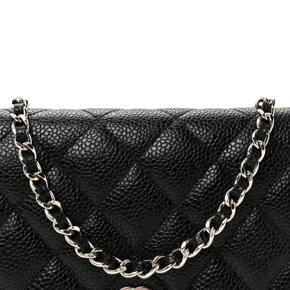 Chanel Caviar Quilted Wallet On Chain WOC Black 9 of 12