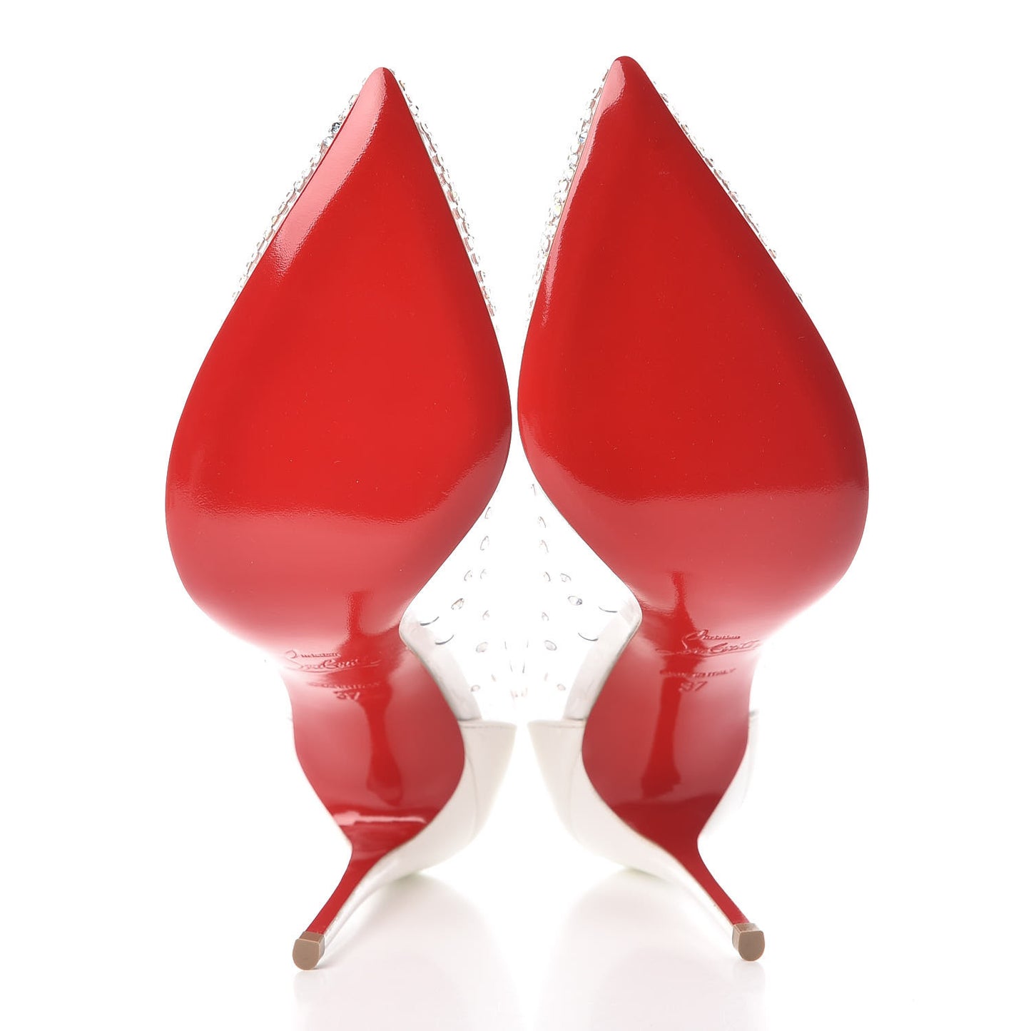 PVC Patent Degastrass 100 Pumps 37 Latte