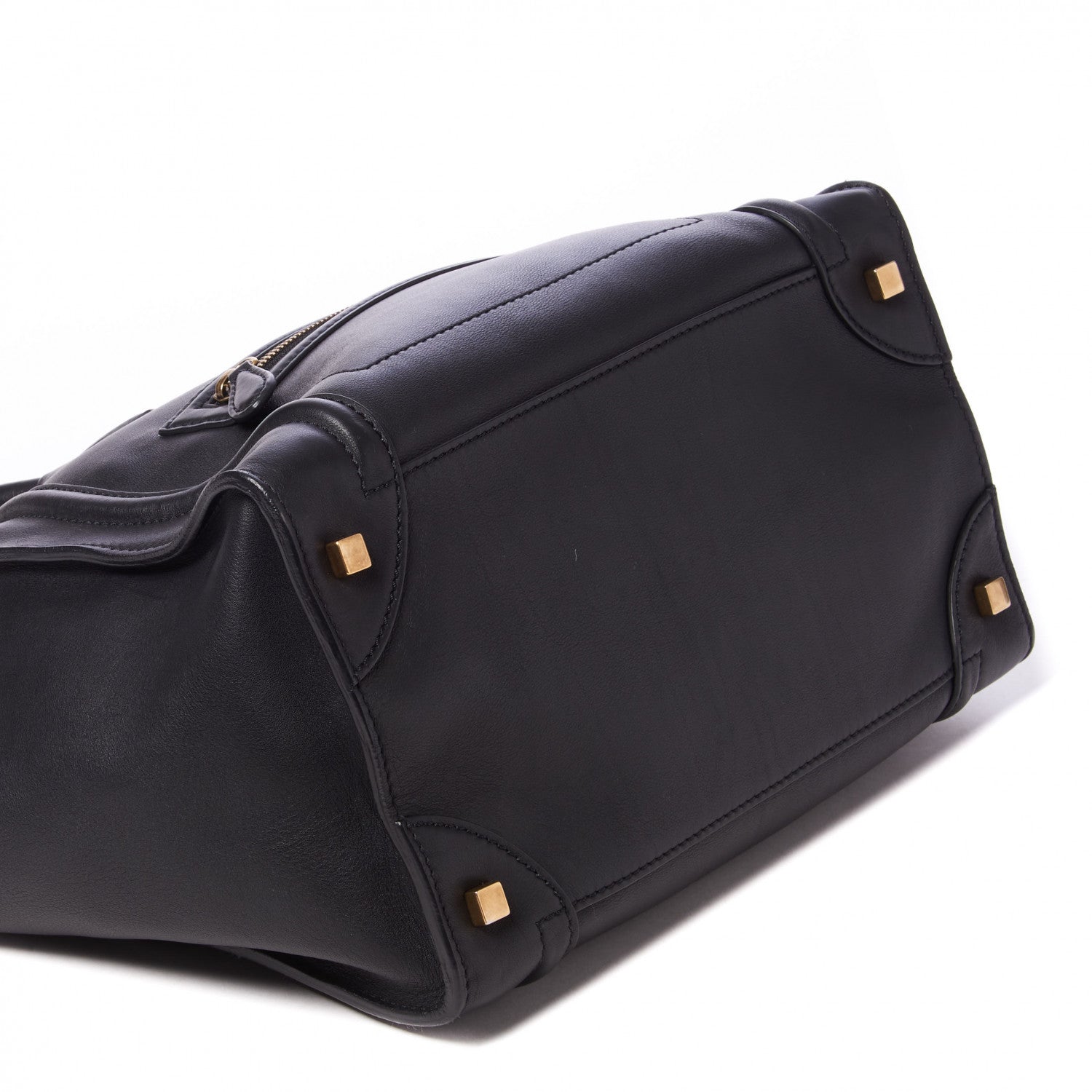 Celine Smooth Calfskin Mini Luggage Black 6 of 7