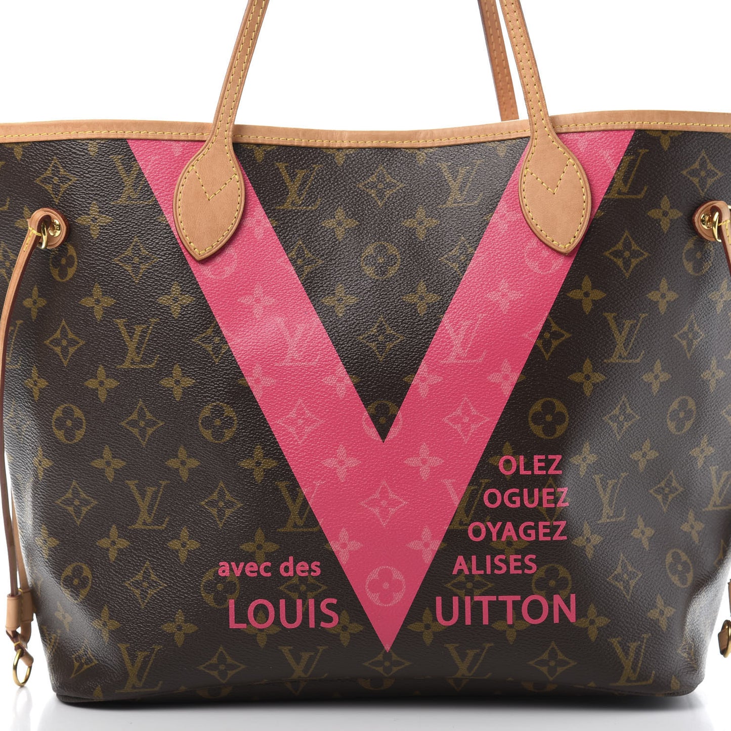 Monogram V Neverfull MM Grenade