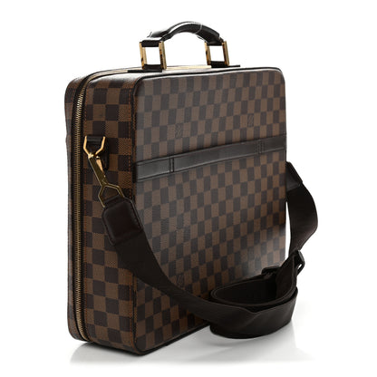 Louis Vuitton Damier Ebene Porte Ordinateur Sabana Computer Case 3 of 9