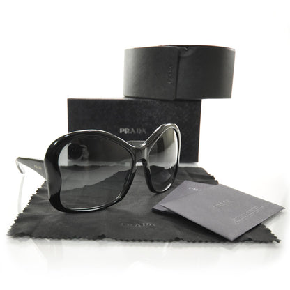 Prada Butterfly Frame Sunglasses SPR 18I Black 3 of 7