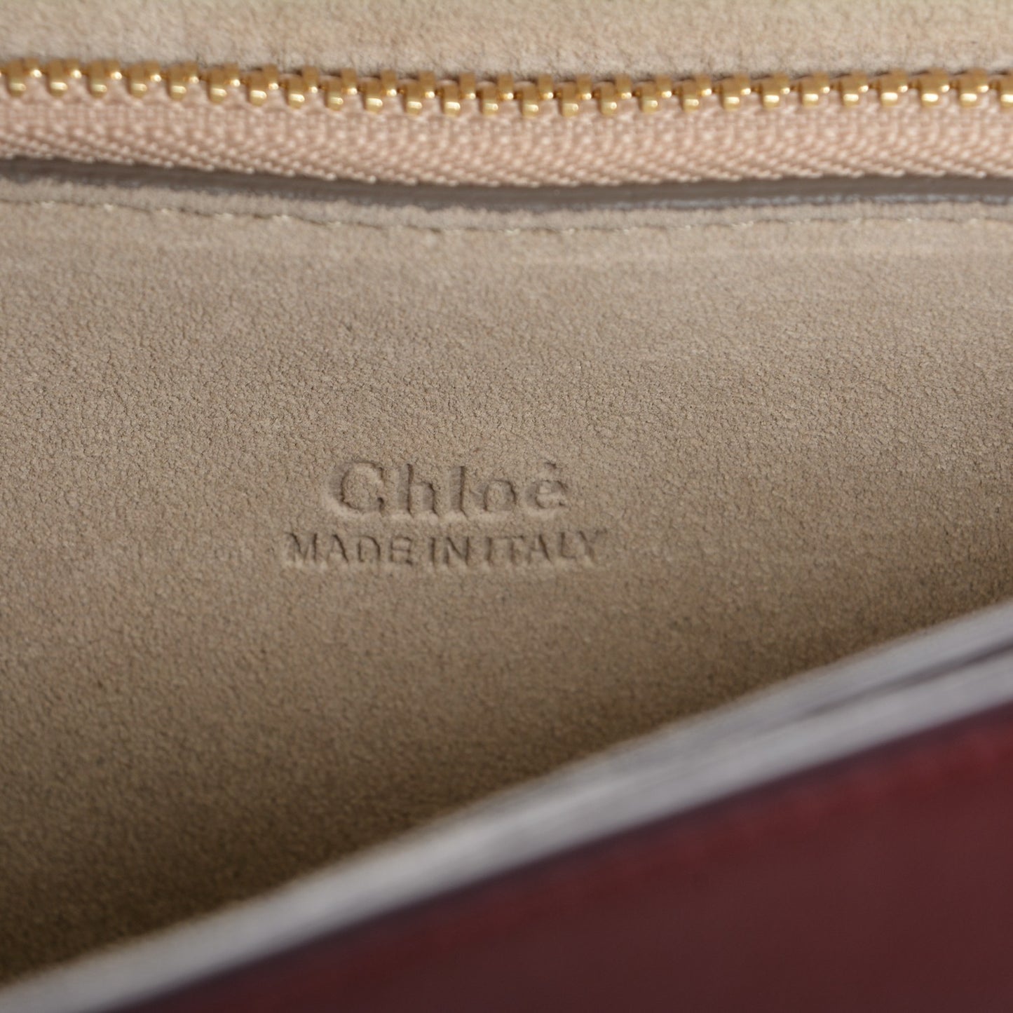 Calfskin Suede Medium Faye Shoulder Bag Plum Purple