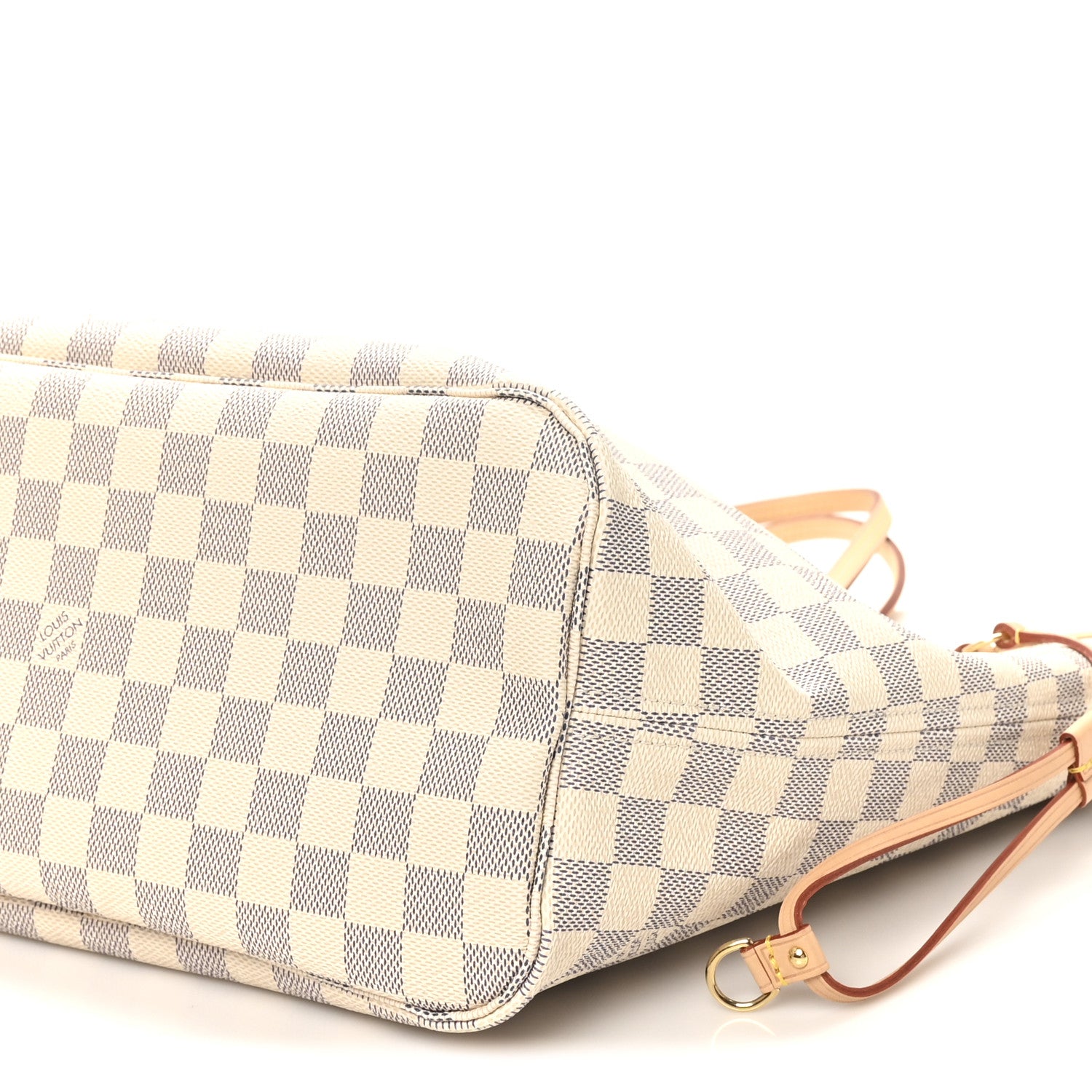 Louis Vuitton Damier Azur Neo Neverfull MM Rose Ballerine 9 of 11