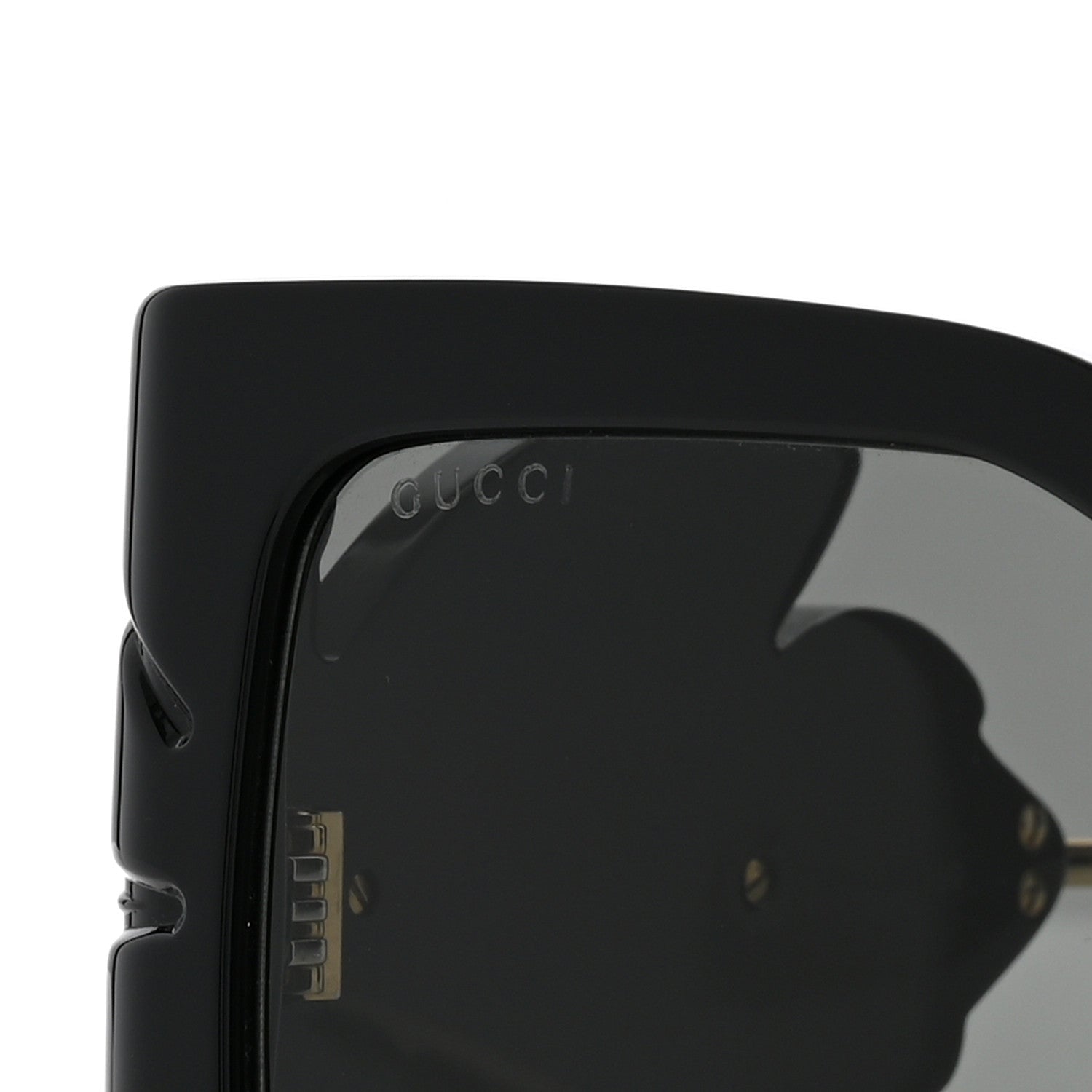 Gucci Acetate Square Frame Wing Sunglasses GG0535S Black 7 of 8