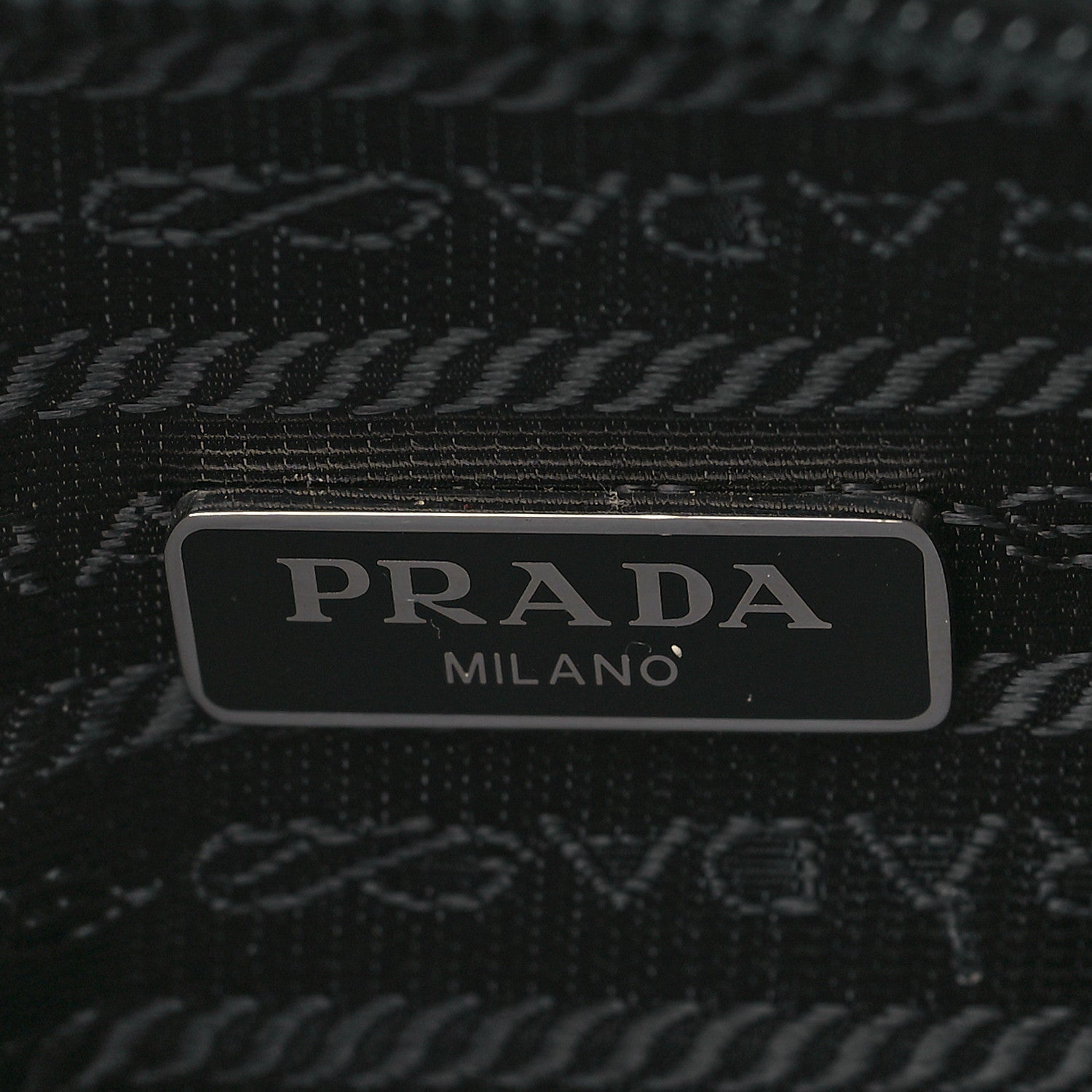 Prada Tessuto Nylon Mini Re-Edition 2000 Bag Black 6 of 10
