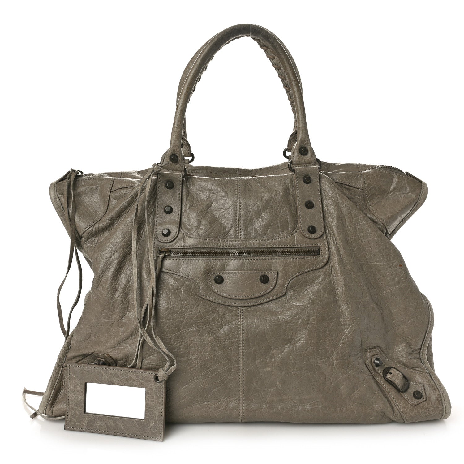 Balenciaga Agneau Classic Hardware Weekender Papyrus 2 of 13
